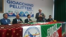 Gibiino benedice Pellitteri, è candidato sindaco. Forza Italia gli ha già consegnato il suo simbolo